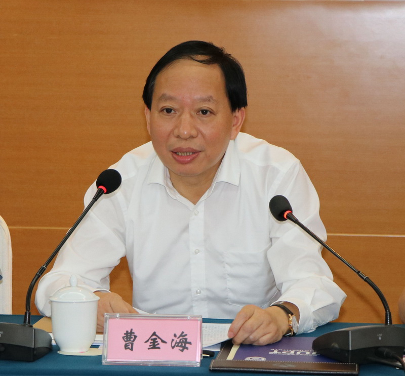 南通市港闸区区委副书记,区长曹金海讲话会议现场(撰稿:蔡志匡 初审